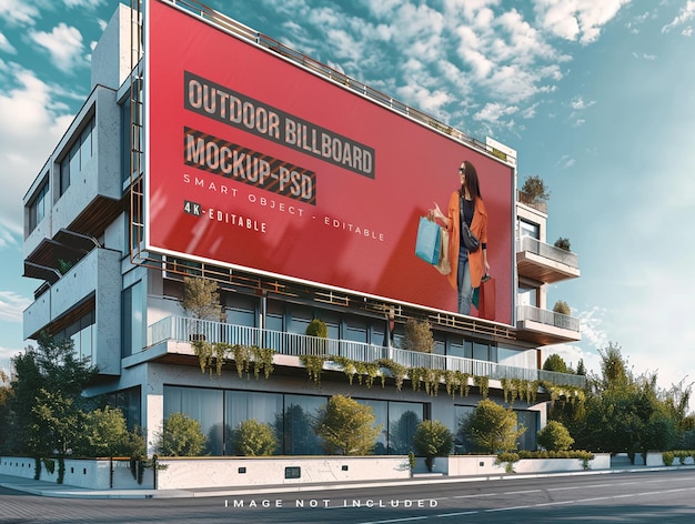 PSD Outdoor billboard mockup