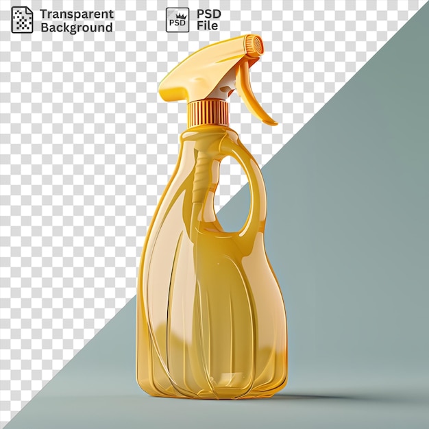 psd oven cleaner in a yellow bottle with a yellow handle