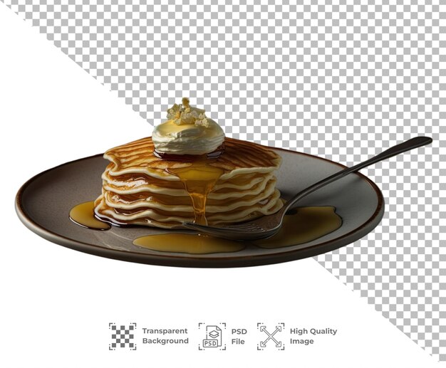 PSD psd pancake delicious isolated on transparent background