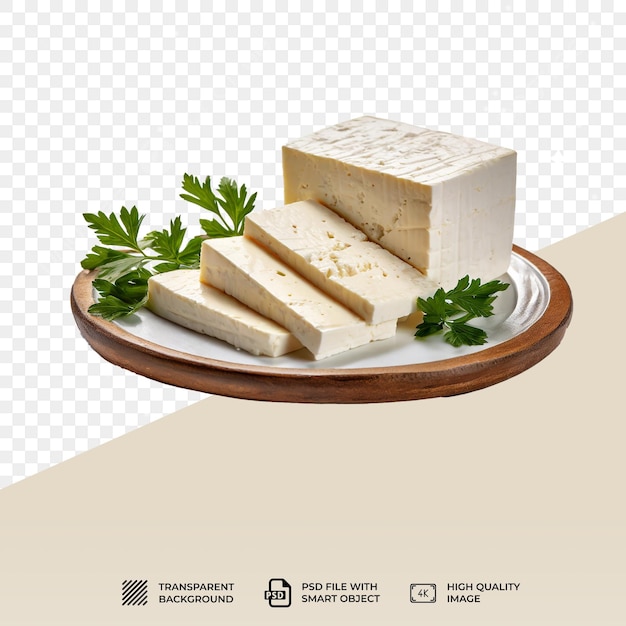 PSD paneer isolated on transparent background