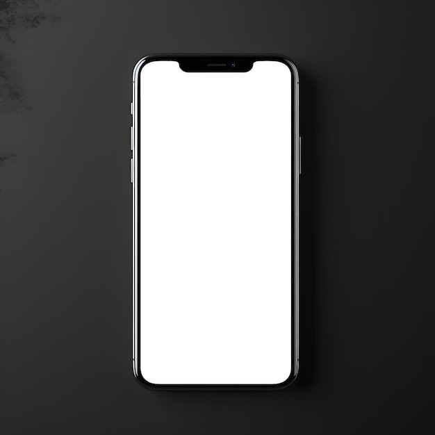 PSD phone template with blank frame