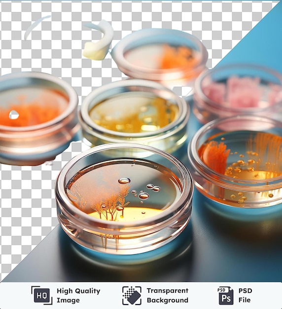 PSD psd picture realistic photographic immunologist_s petri dishes