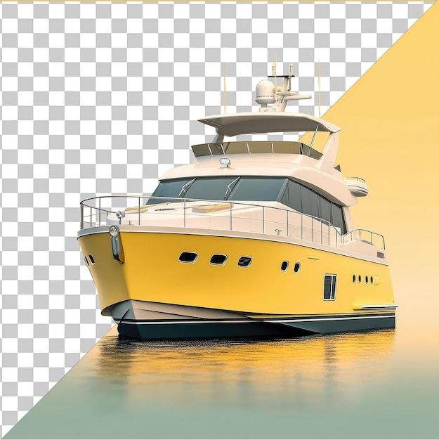 psd picture realistic photographic yacht captain _ s yacht the yellow sky