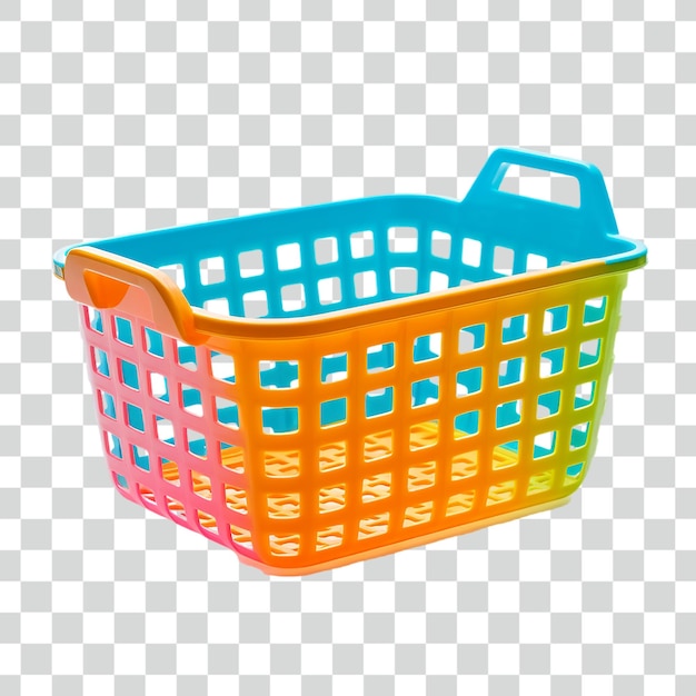 Psd plastic basket transparent