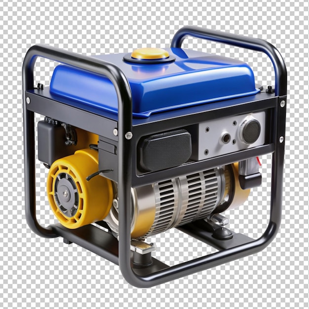 PSD of a portable generator clean on transparent background