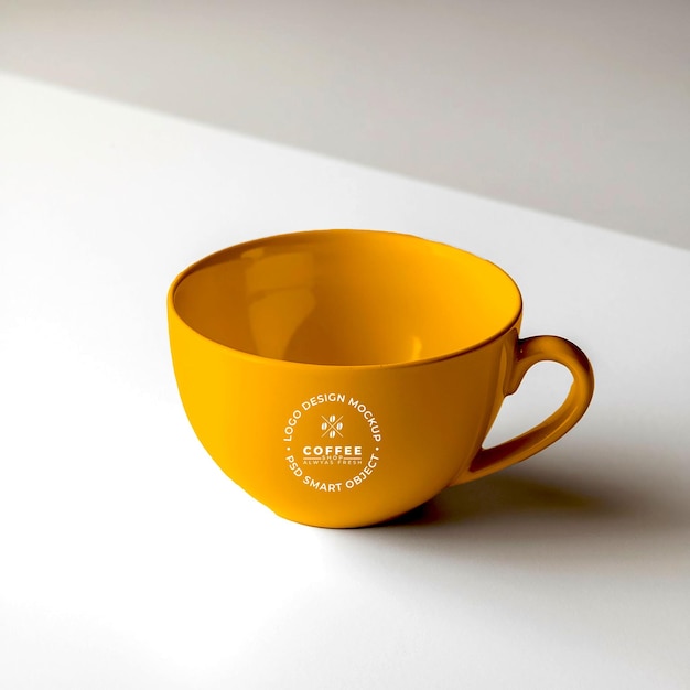 PSD Premium Coffee Cup Mockup