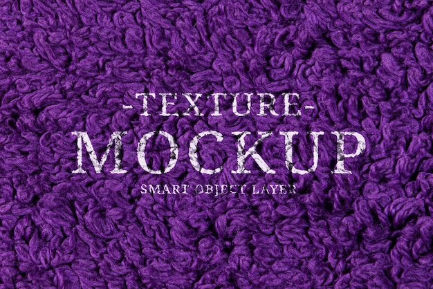 PSD psd premium mockup a purple blanket with the title page style blender