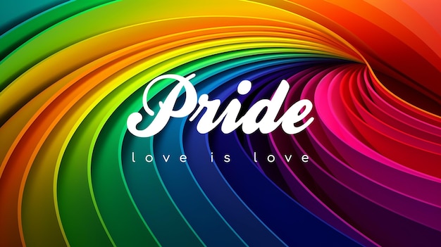 PSD pride month celebration template