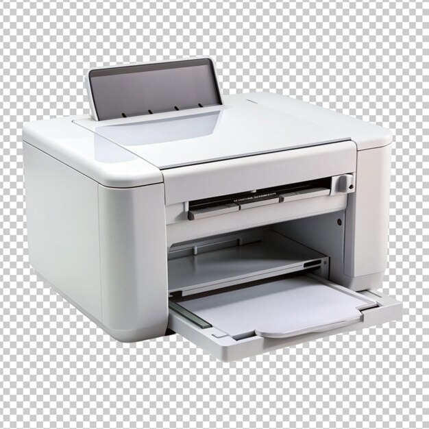 PSD of a printer on transparent background