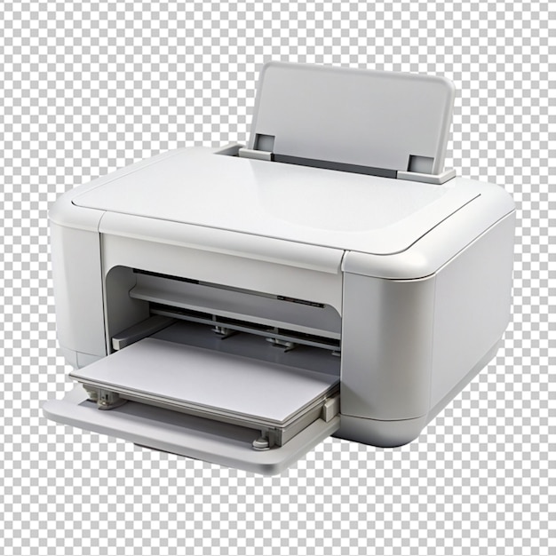 PSD of a printer on transparent background