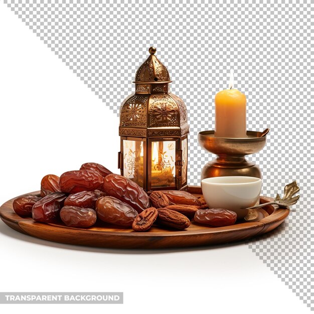 PSD psd ramadan food decoration isolated without background