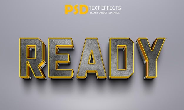 PSD Ready text style effect