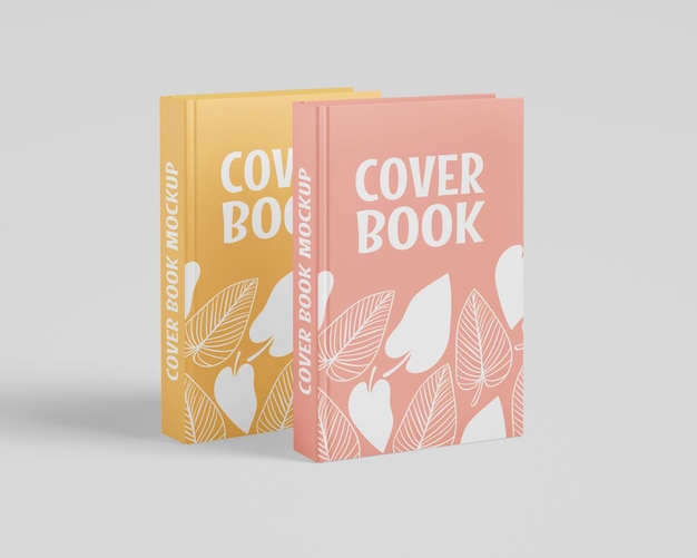 PSD Realistic Book Hard Cover Mockup