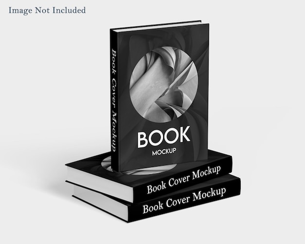 PSD Realistic three Book Cover Mockup