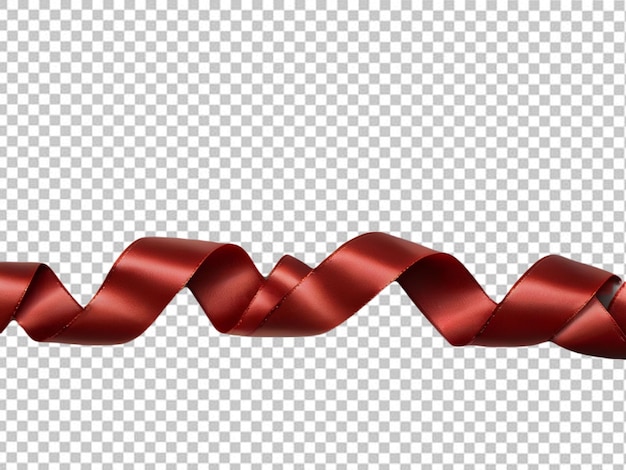 PSD of a red ribbon