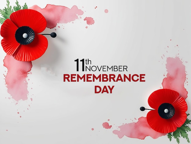 PSD psd remembrance day background 11th november