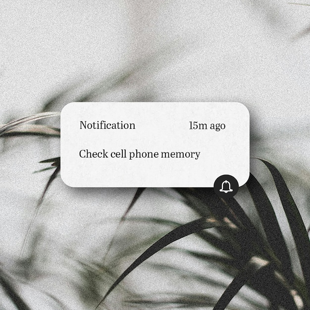 PSD psd reminder notification design for social media and instagram post template