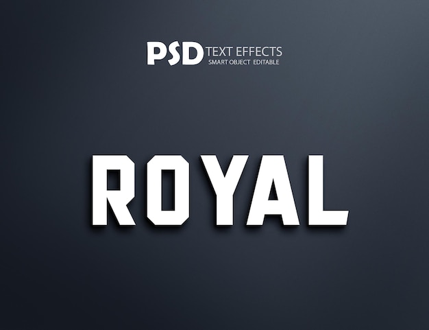 PSD Royal text style effect