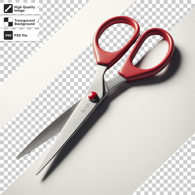 PSD scissors on transparent background