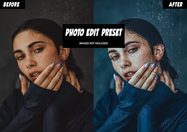 PSD sharp photo edit preset filter