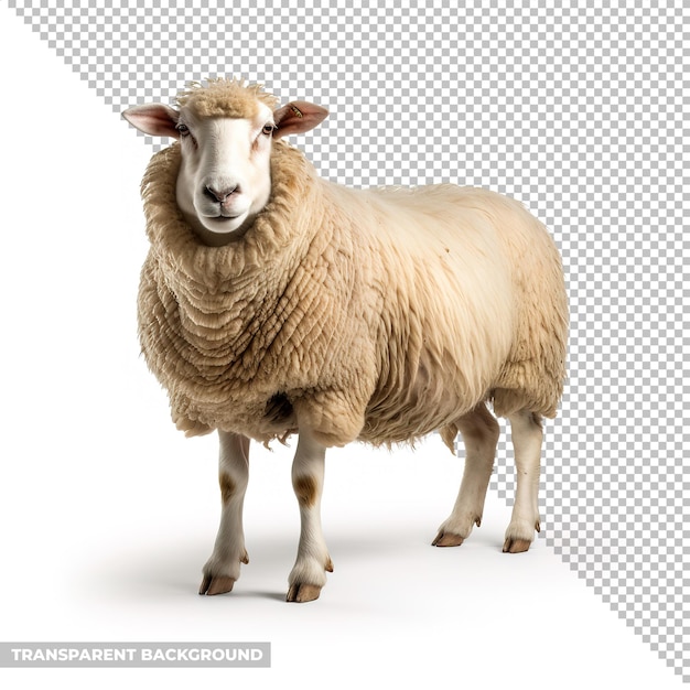 PSD psd sheep isolated without background