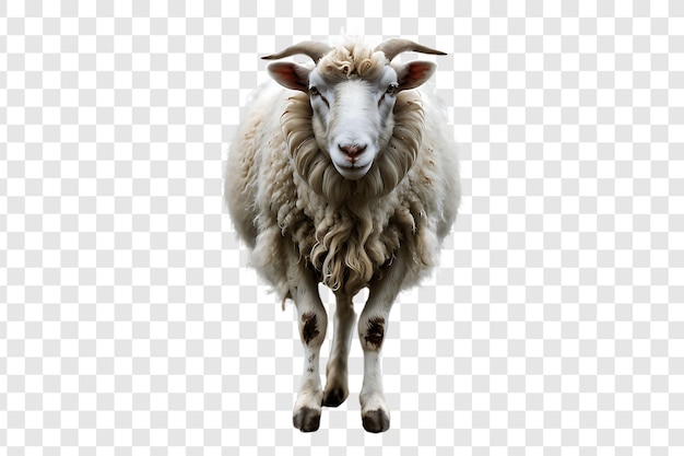 PSD psd sheep on a transparent background