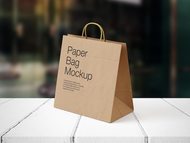 psd shopping bag mockup