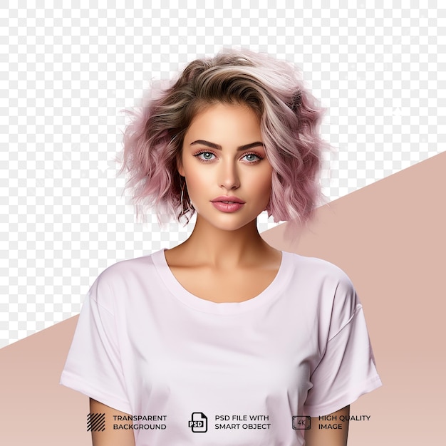 PSD skin model isolated on transparent background