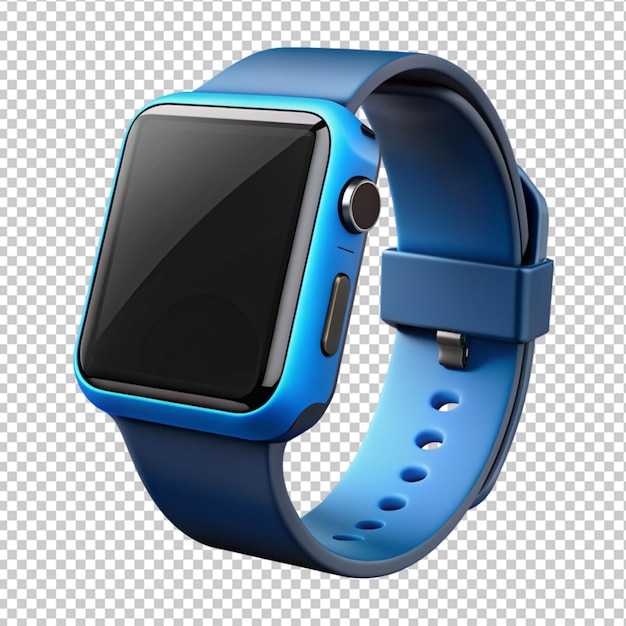 PSD of a smart watch isolated on transparent background