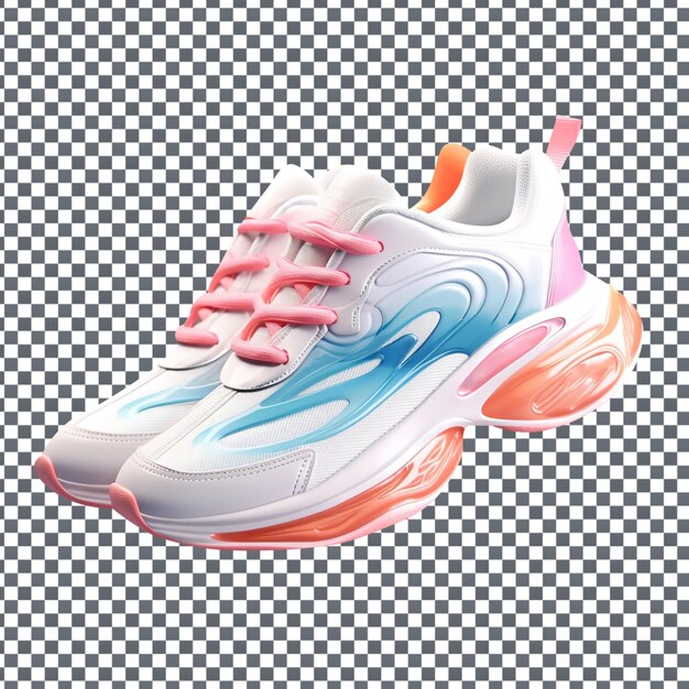 PSD Sneakers isolated on transparent background