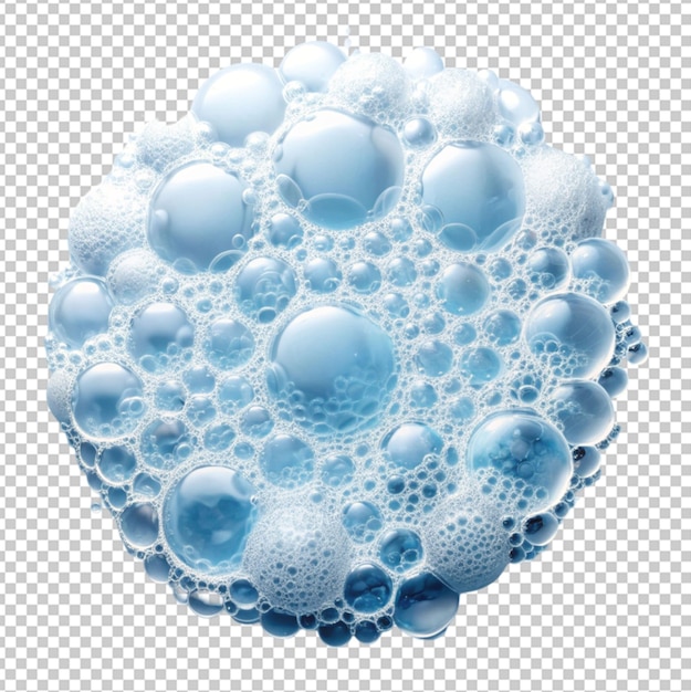 PSD of a soapy water on white background