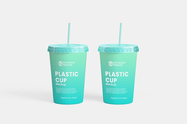 PSD soda cup mockup