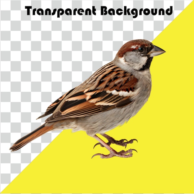 Psd sparrow transparent background