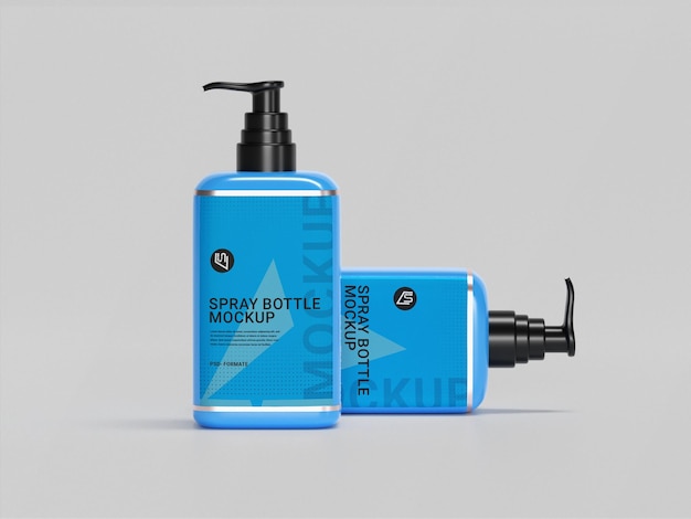 PSD Spray bottle mockups