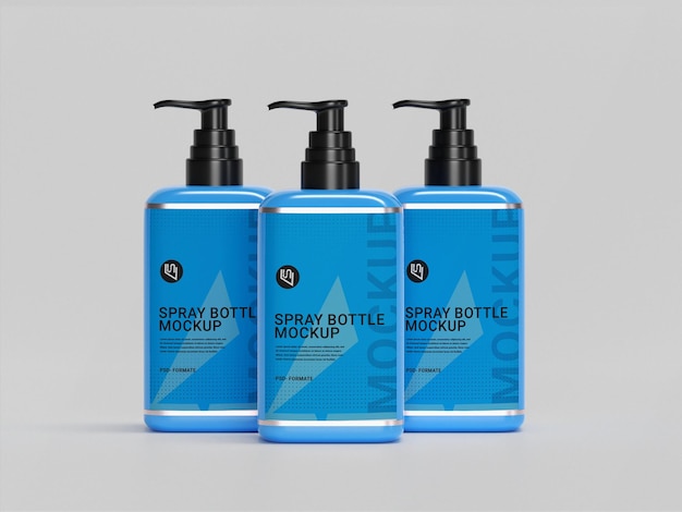 PSD Spray bottle mockups