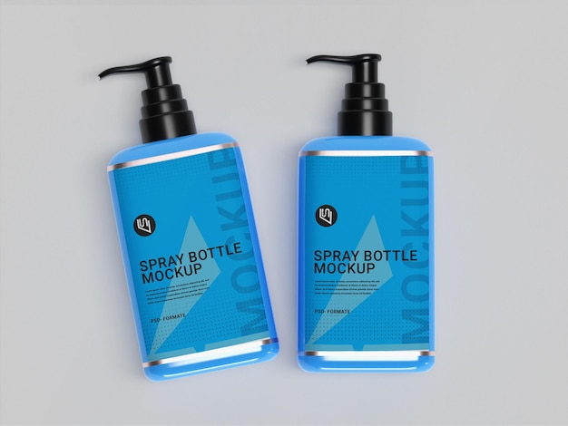 PSD Spray bottle mockups