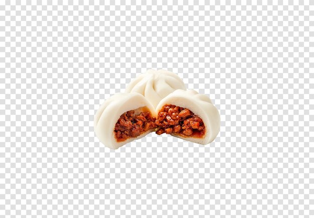 PSD psd steamed stuff bun isolated on transparent background