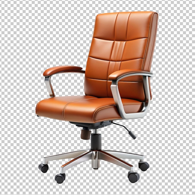 PSD of a task chair on white background