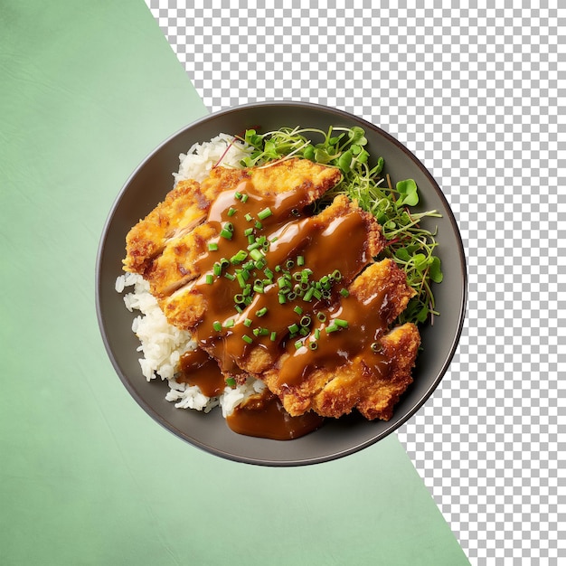 PSD Tasty Chicken Katsu isolated on transparent background