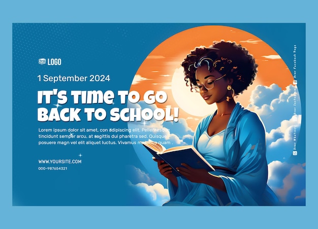 PSD TEMPLATE Poster and Flyer Back to School