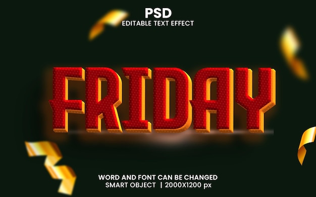 PSD text effect design