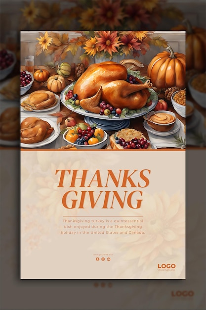 PSD Thanksgiving Food Art