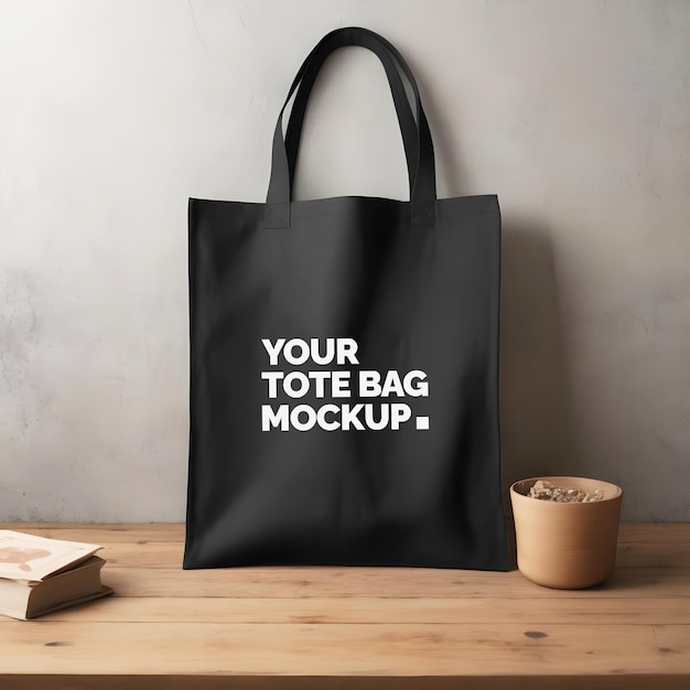 psd tote bag eco bag mockup