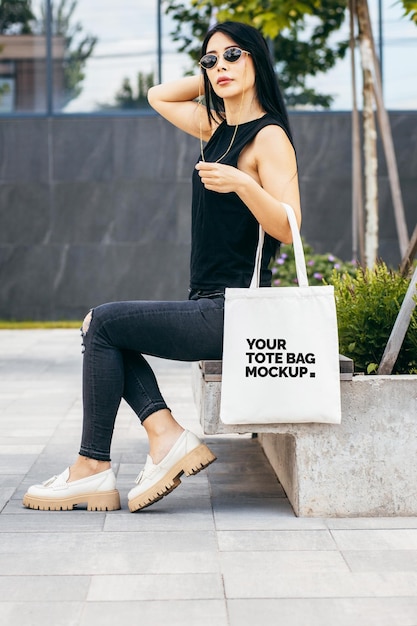 PSD psd tote bag mockup design