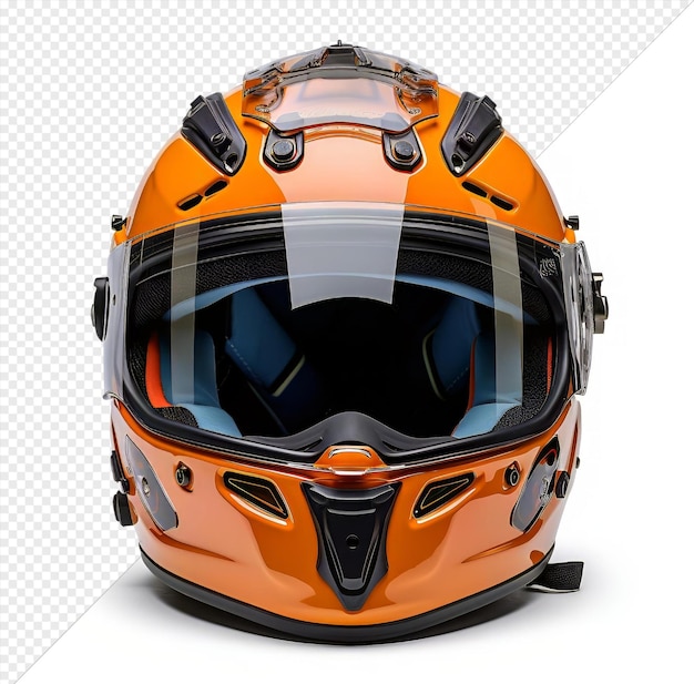 PSD psd transparent background realistic photographic race car drivers helmet on a isolated background