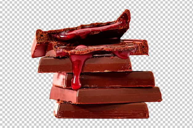 PSD Transparent choco