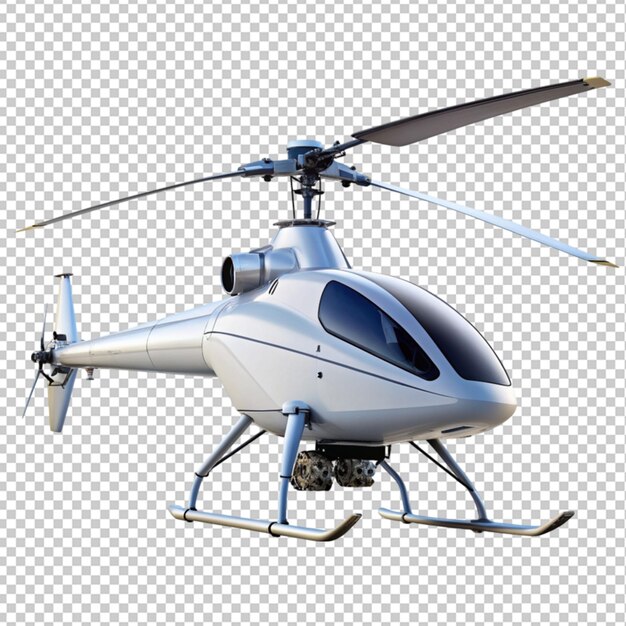 PSD of a ums scalar v200 ova helicopter on transparent background