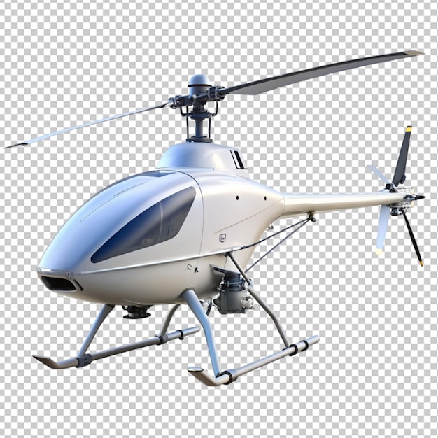 PSD of a ums scalar v200 ova helicopter on transparent background