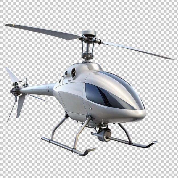 PSD of a ums scalar v200 ova helicopter on transparent background