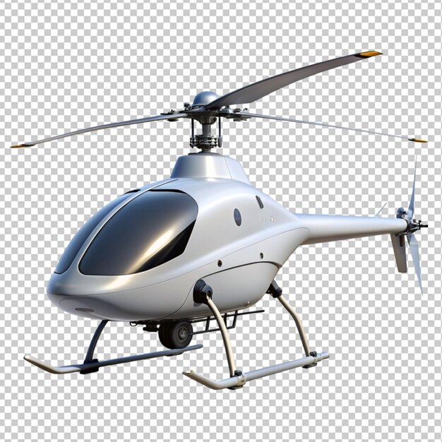 PSD of a ums scalar v200 ova helicopter on transparent background